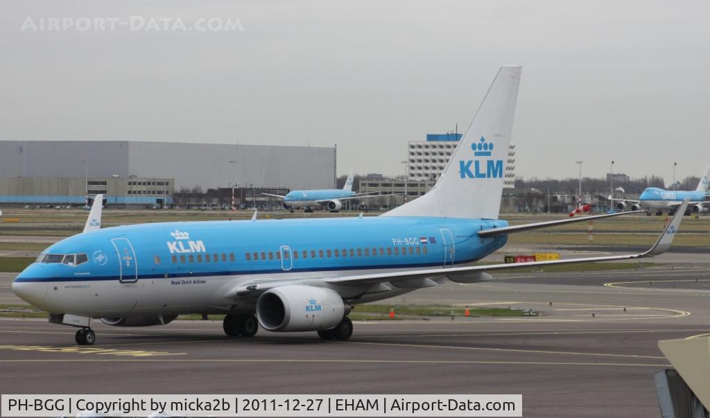 PH-BGG, 2009 Boeing 737-7K2 C/N 30367, Taxiing