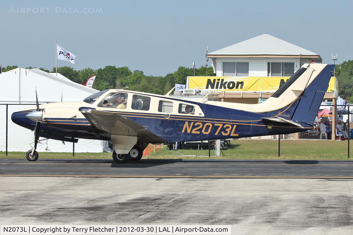 N2073L, 1976 Beech 58P Baron C/N TJ-73, At 2012 Sun N Fun