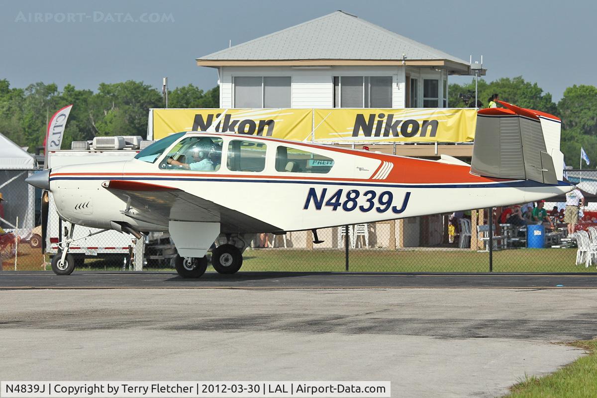 N4839J, 1966 Beech V35 Bonanza C/N D-8340, At 2012 Sun N Fun