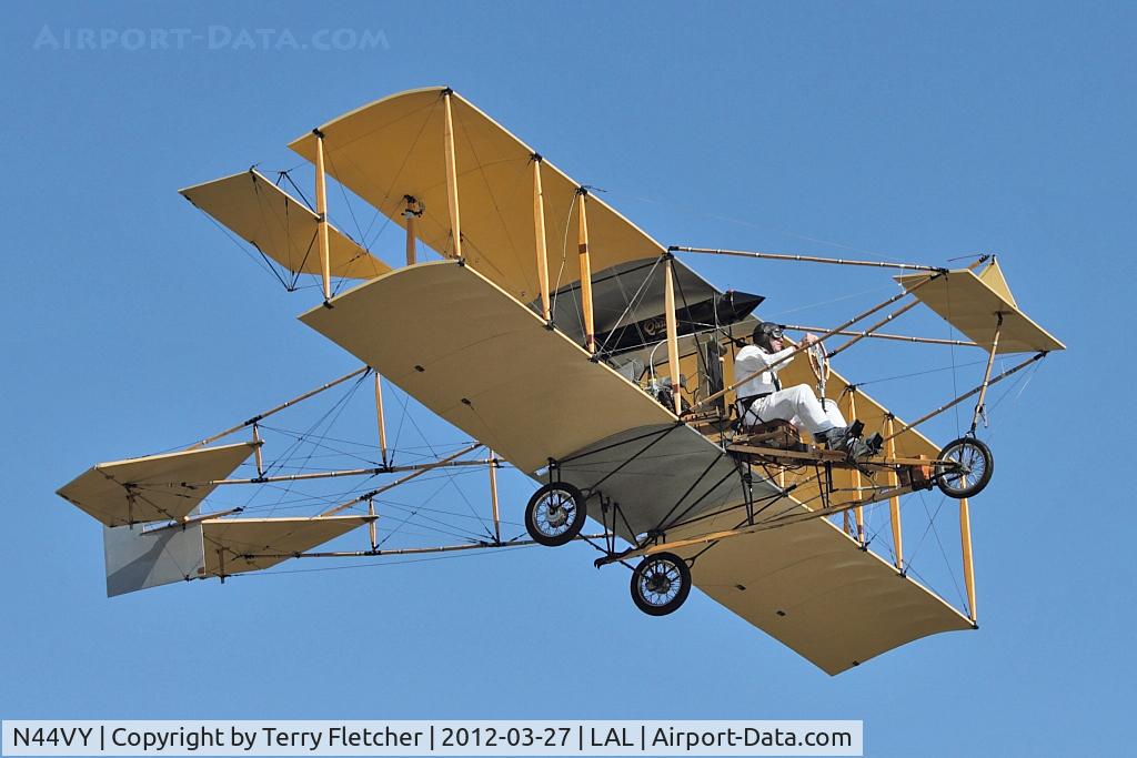 N44VY, Curtiss D Pusher Replica C/N 01BC, At 2012 Sun N Fun