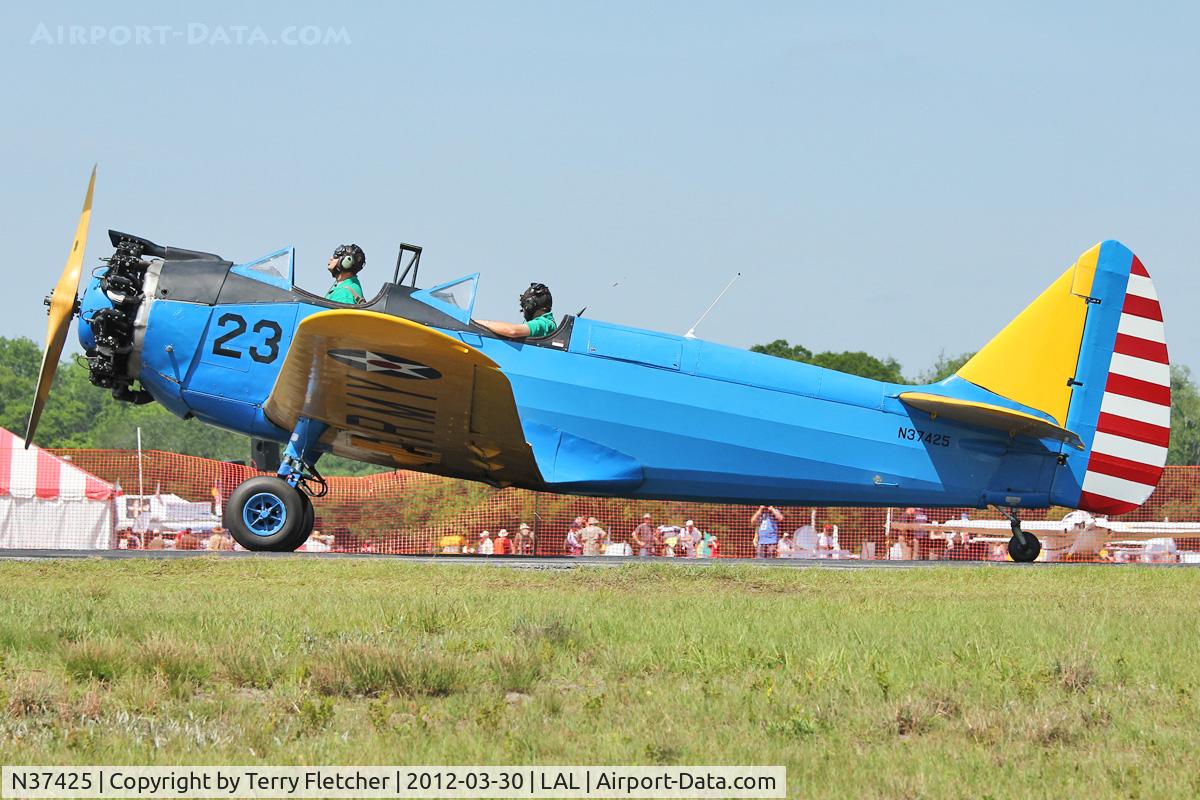 N37425, Fairchild (Aeronca) PT-23A Cornell C/N 4043AE, At 2012 Sun N Fun