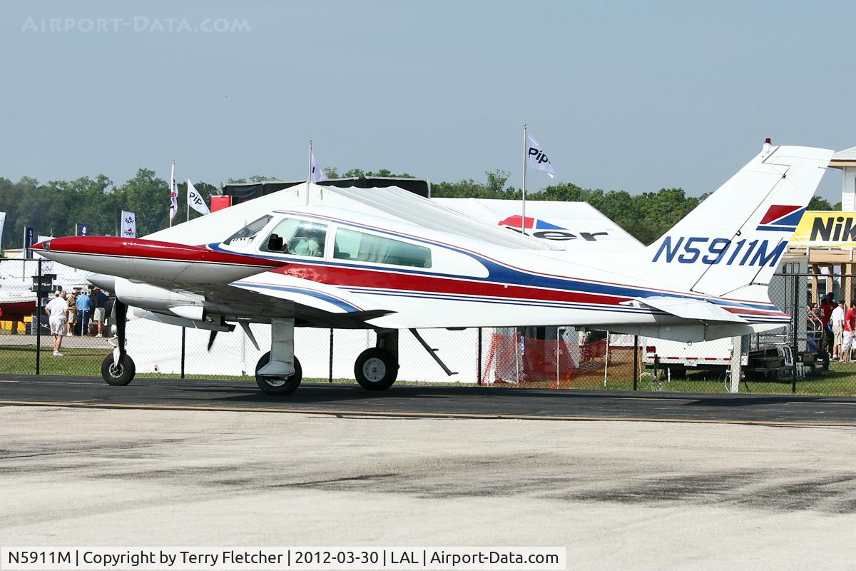 N5911M, 1970 Cessna 310P C/N 310P0211, At 2012 Sun N Fun
