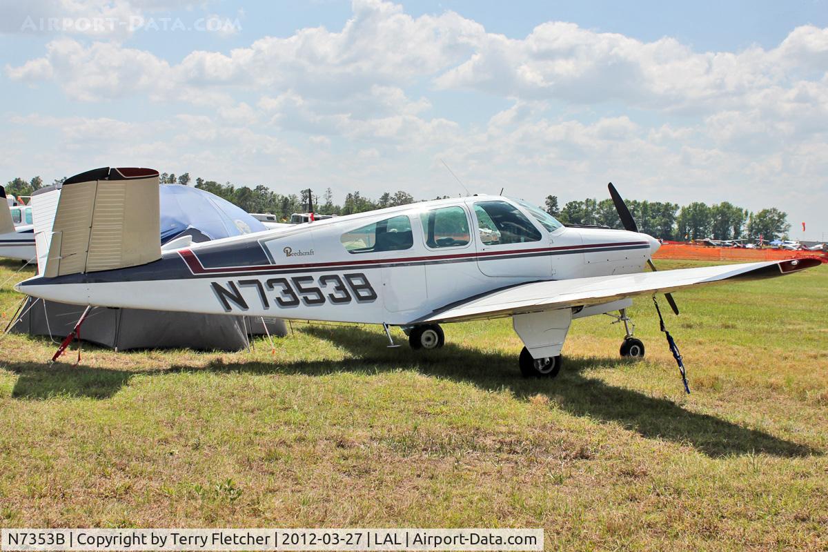 N7353B, 1954 Beech E35 C/N D-3811, At 2012 Sun N Fun