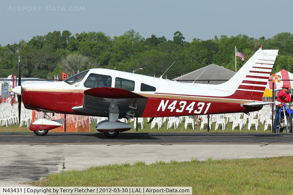 N43431, 1974 Piper PA-28-140 C/N 28-7425366, At 2012 Sun N Fun