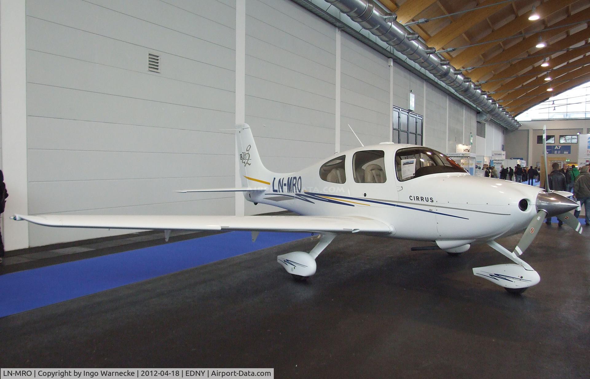 LN-MRO, 2004 Cirrus SR20 G2 C/N 1444, Cirrus SR20 G2 at the AERO 2012, Friedrichshafen