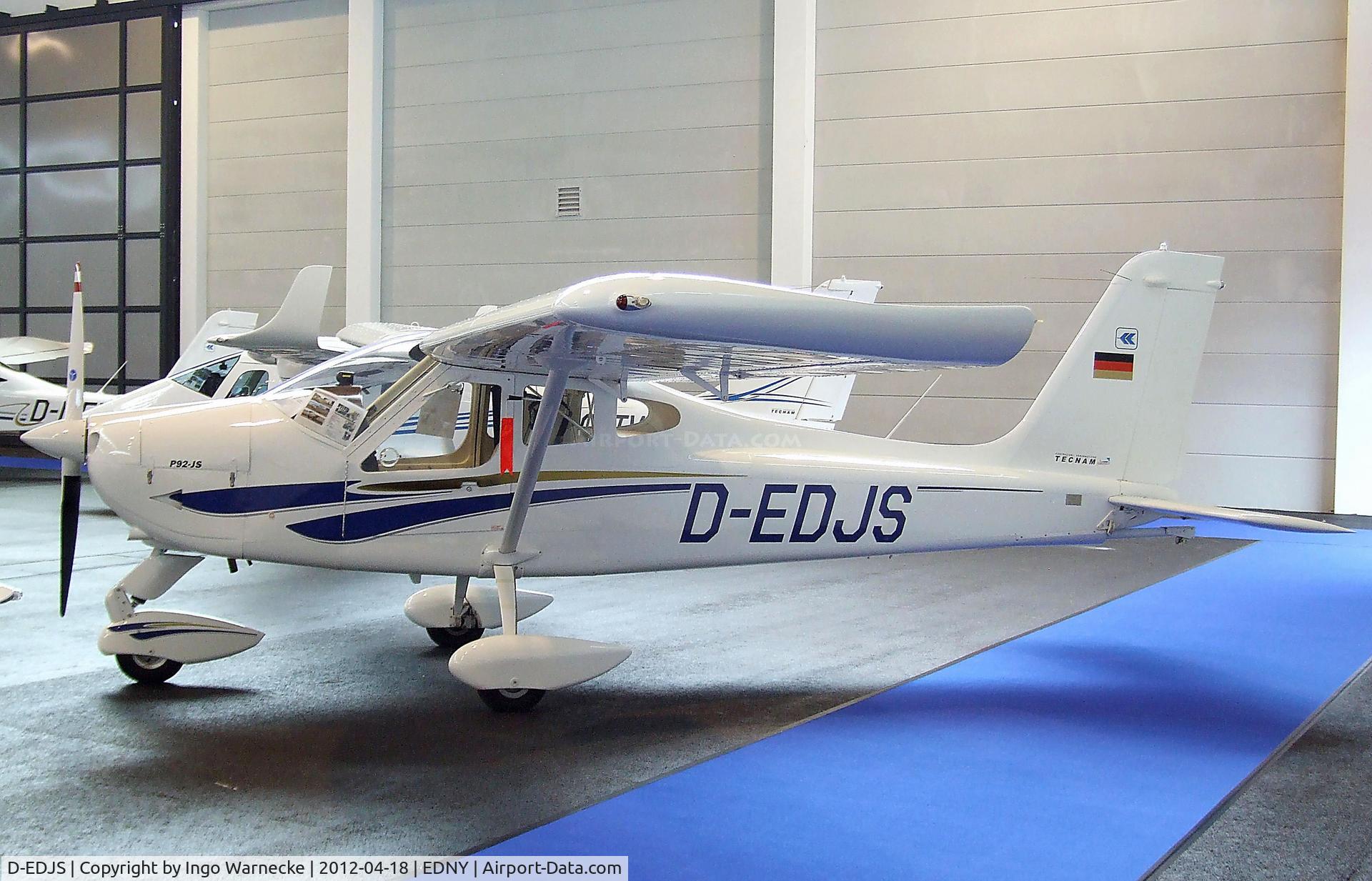 D-EDJS, Tecnam P-92JS Echo C/N 097, Tecnam P92 JS at the AERO 2012, Friedrichshafen