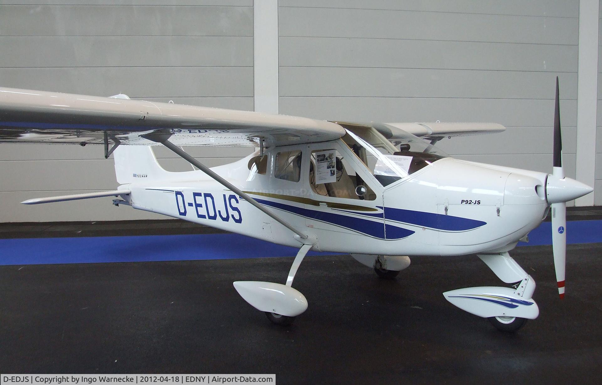 D-EDJS, Tecnam P-92JS Echo C/N 097, Tecnam P92 JS at the AERO 2012, Friedrichshafen