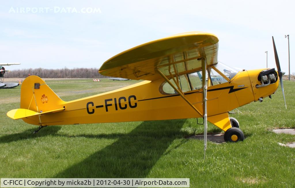 C-FICC, 1946 Piper J3C-65 Cub Cub C/N 20887, Parked
