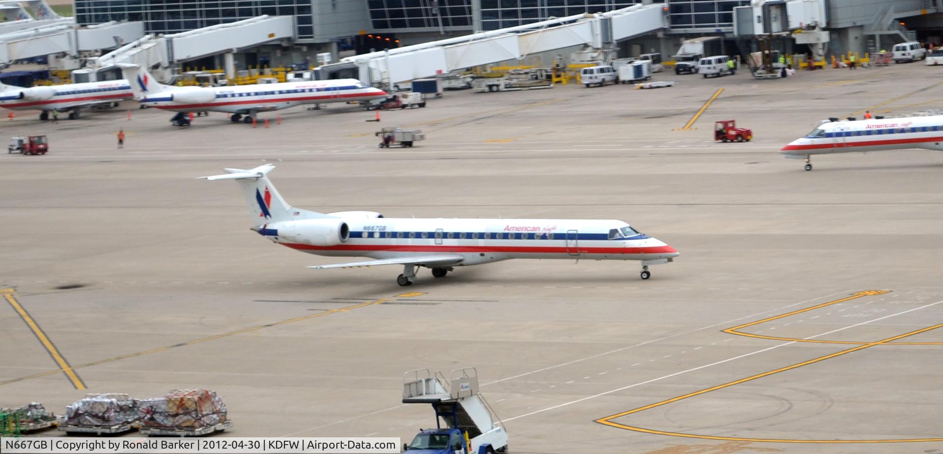 N667GB, 2004 Embraer ERJ-145LR (EMB-145LR) C/N 145784, DFW, TX