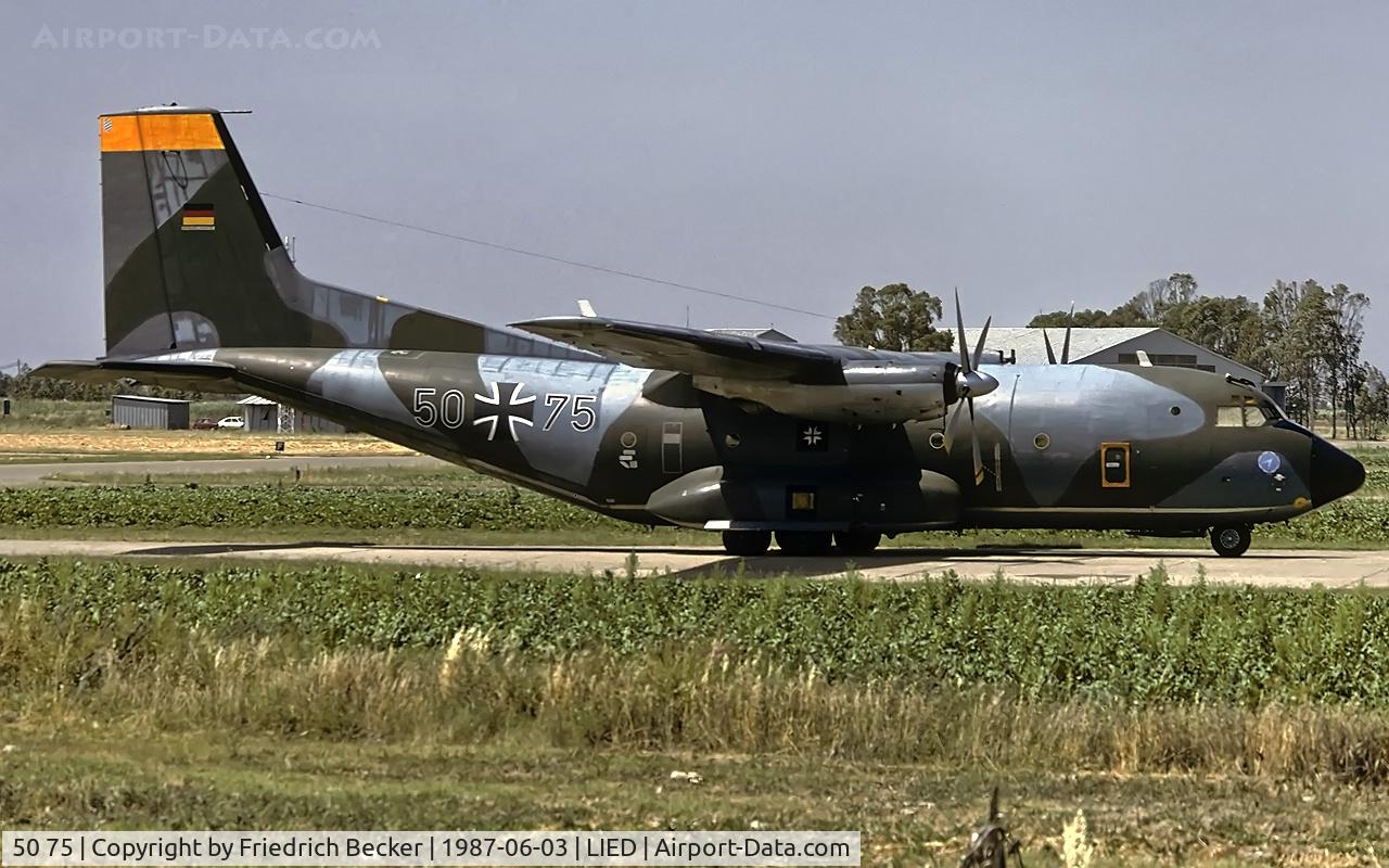 50 75, Transall C-160D C/N D112, transient at Decimomannu AB