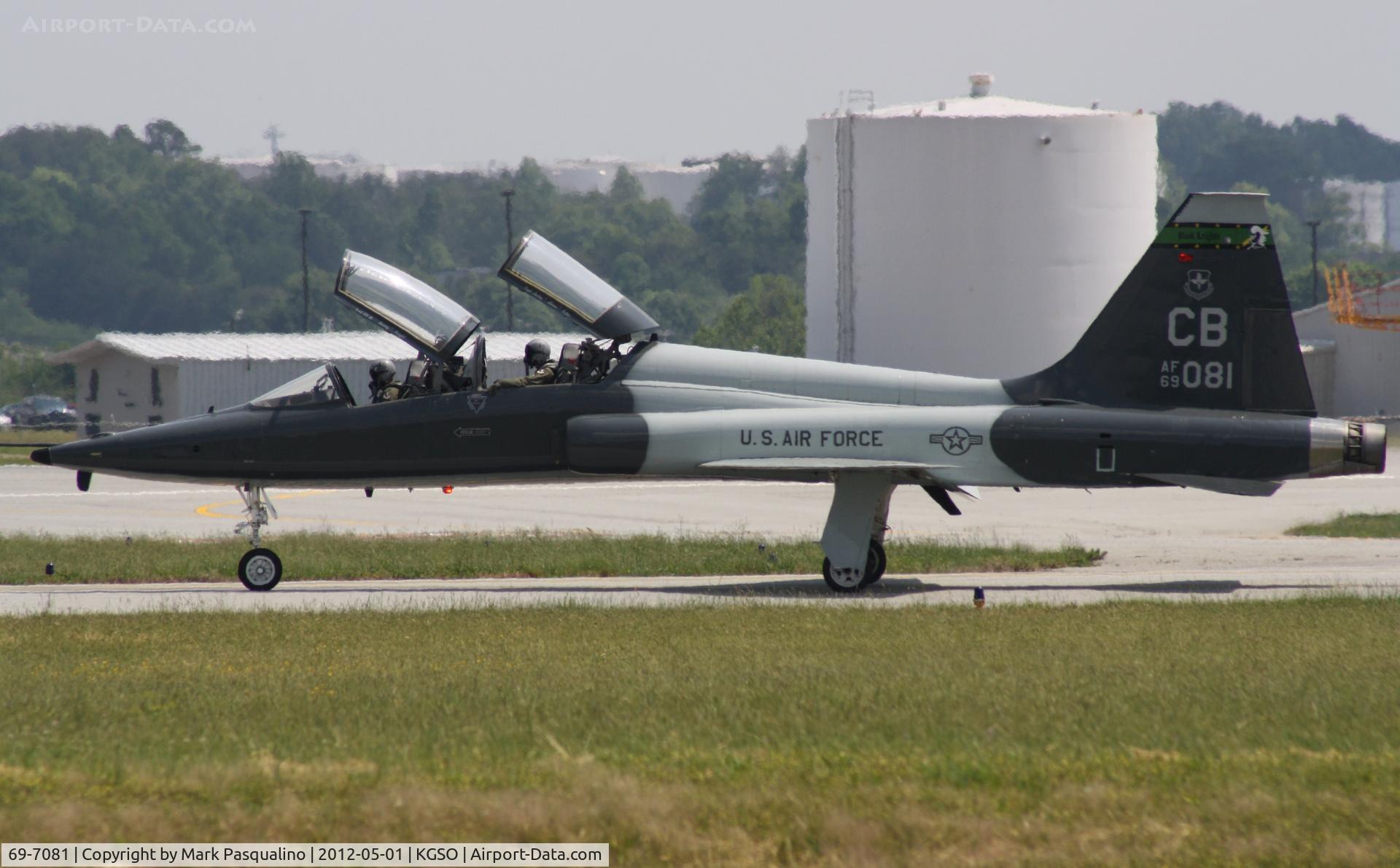 69-7081, 1969 Northrop T-38A Talon C/N T.6231, Northrop T-38A
