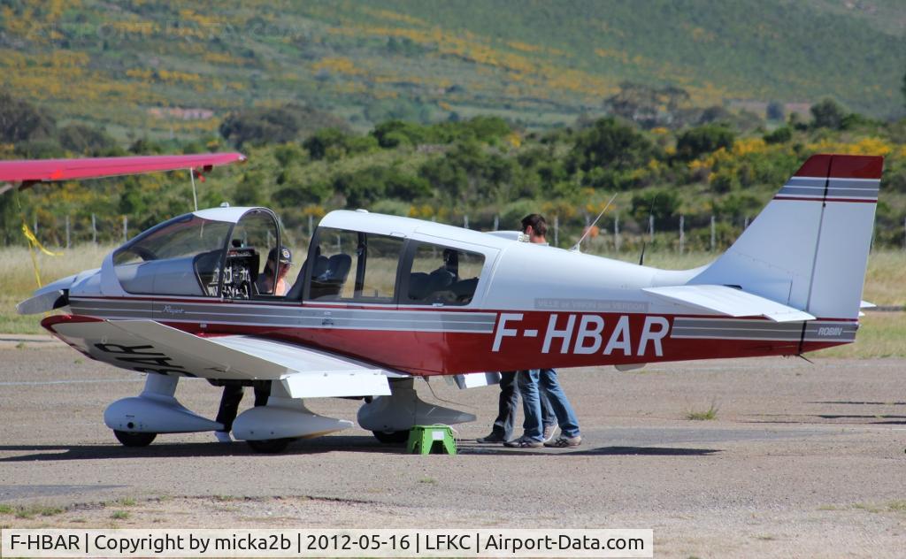 F-HBAR, Robin DR-400-180 Regent C/N 2549, Parked