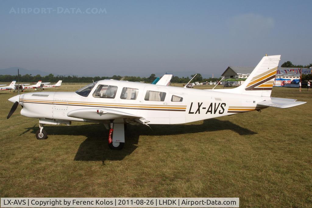 LX-AVS, 1981 Piper PA-32R-301T Turbo Saratoga C/N 32R-8129087, Dunakeszi