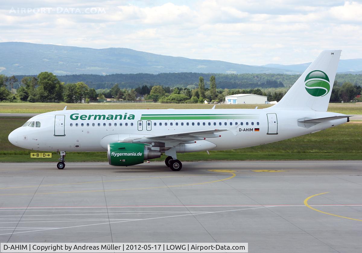 D-AHIM, 2009 Airbus A319-112 C/N 3818, Charter flight to Lourdes