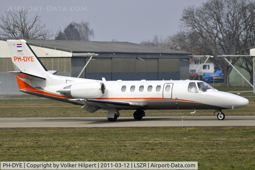 PH-DYE, 2000 Cessna 550 Citation Bravo C/N 550-0927, at Altenrhein