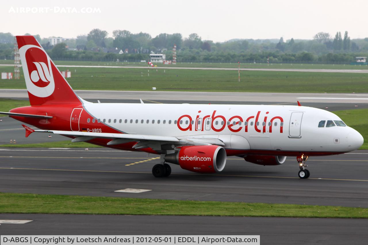 D-ABGS, 2009 Airbus A319-112 C/N 3865, BER8862 Dusseldorf to Venice/Venezia, Tessara/Marco Polo