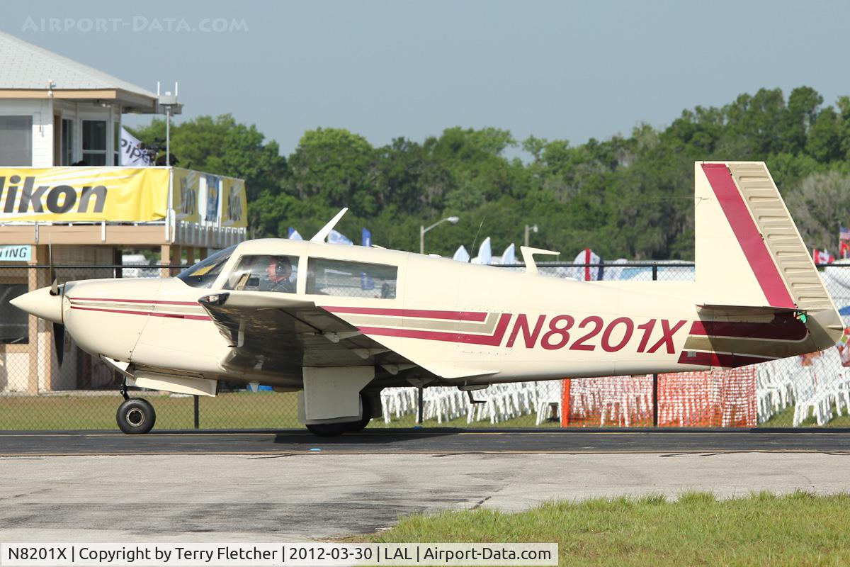 N8201X, 1978 Mooney M20J 201 C/N 24-0609, At 2012 Sun N Fun