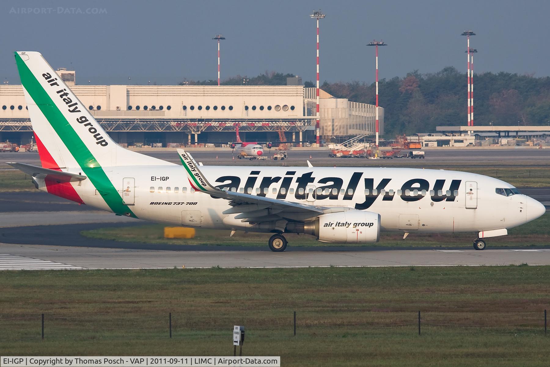 EI-IGP, 2008 Boeing 737-7GL C/N 37233, Air Italy