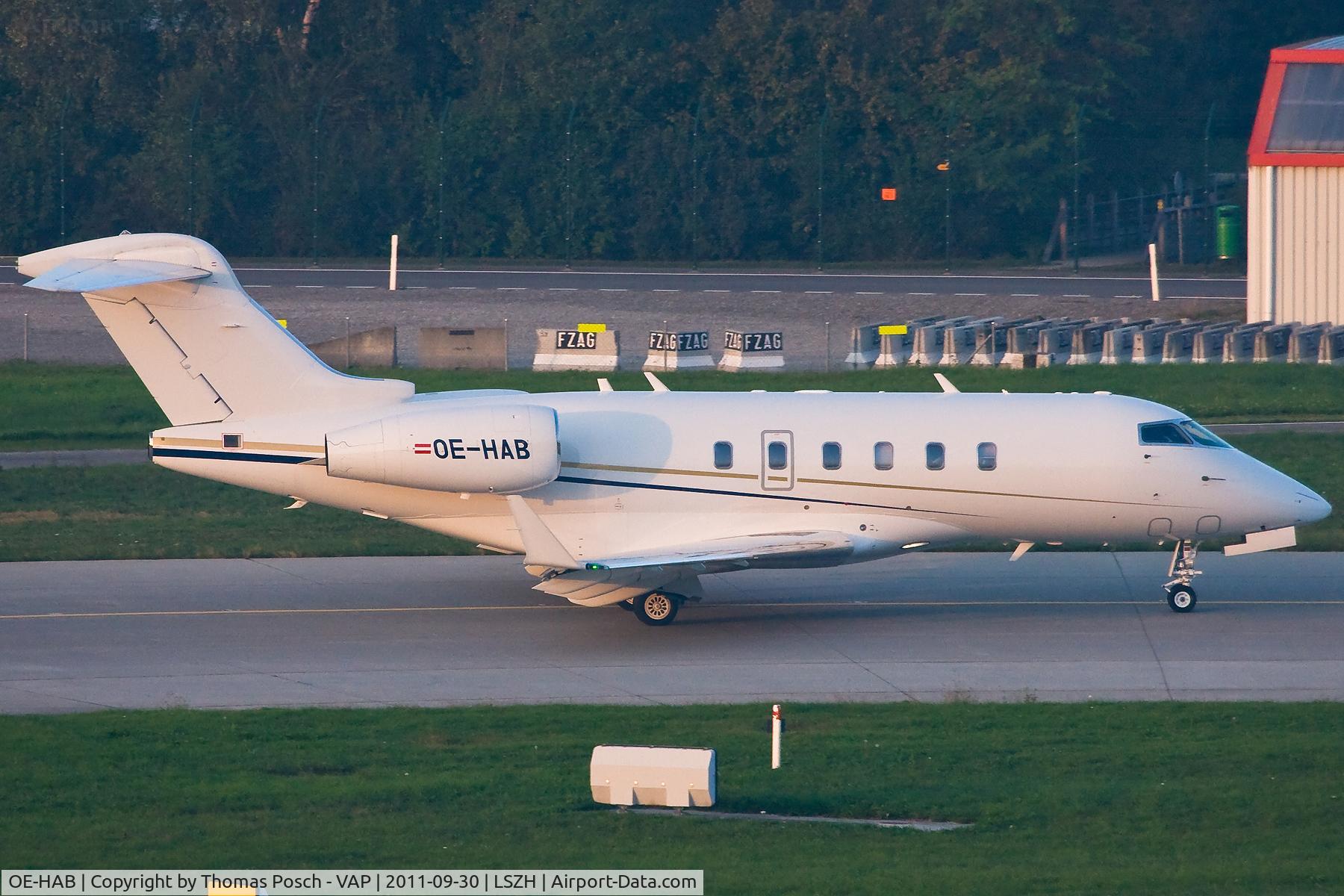 OE-HAB, 2008 Bombardier Challenger 300 (BD-100-1A10) C/N 20227, MAP Executive Flightservice