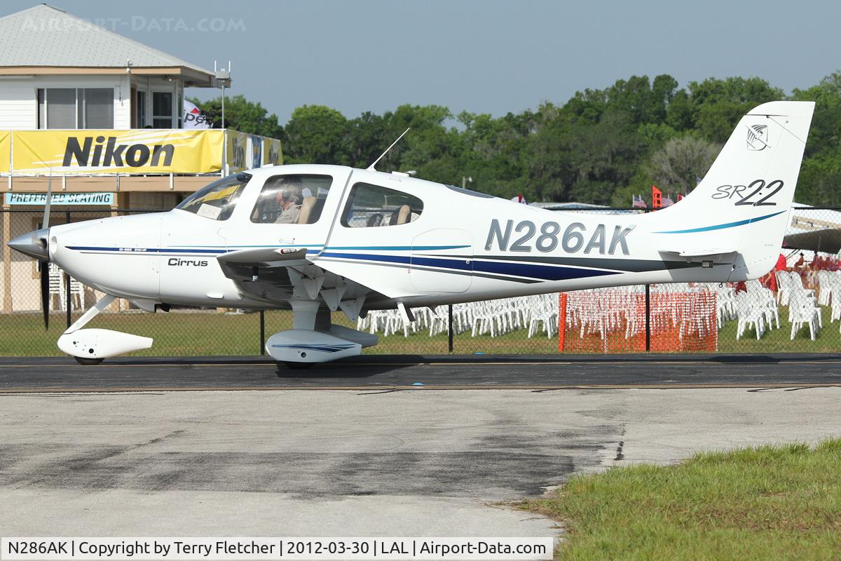 N286AK, 2002 Cirrus SR22 C/N 0303, At 2012 Sun N Fun