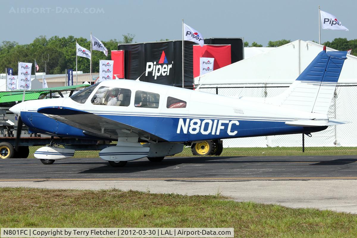N801FC, 1980 Piper PA-28-161 C/N 28-8016285, At 2012 Sun N Fun