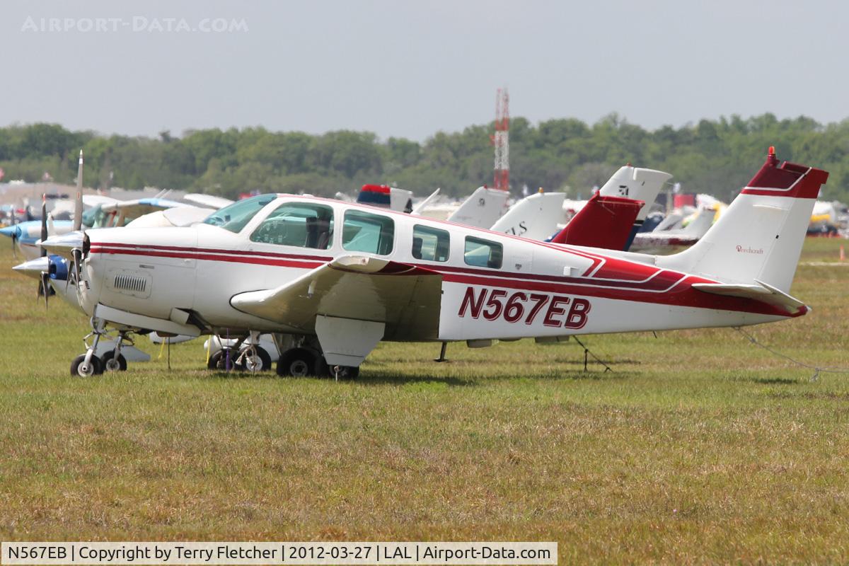 N567EB, 1979 Beech A36 Bonanza 36 C/N E-1543, At 2012 Sun N Fun
