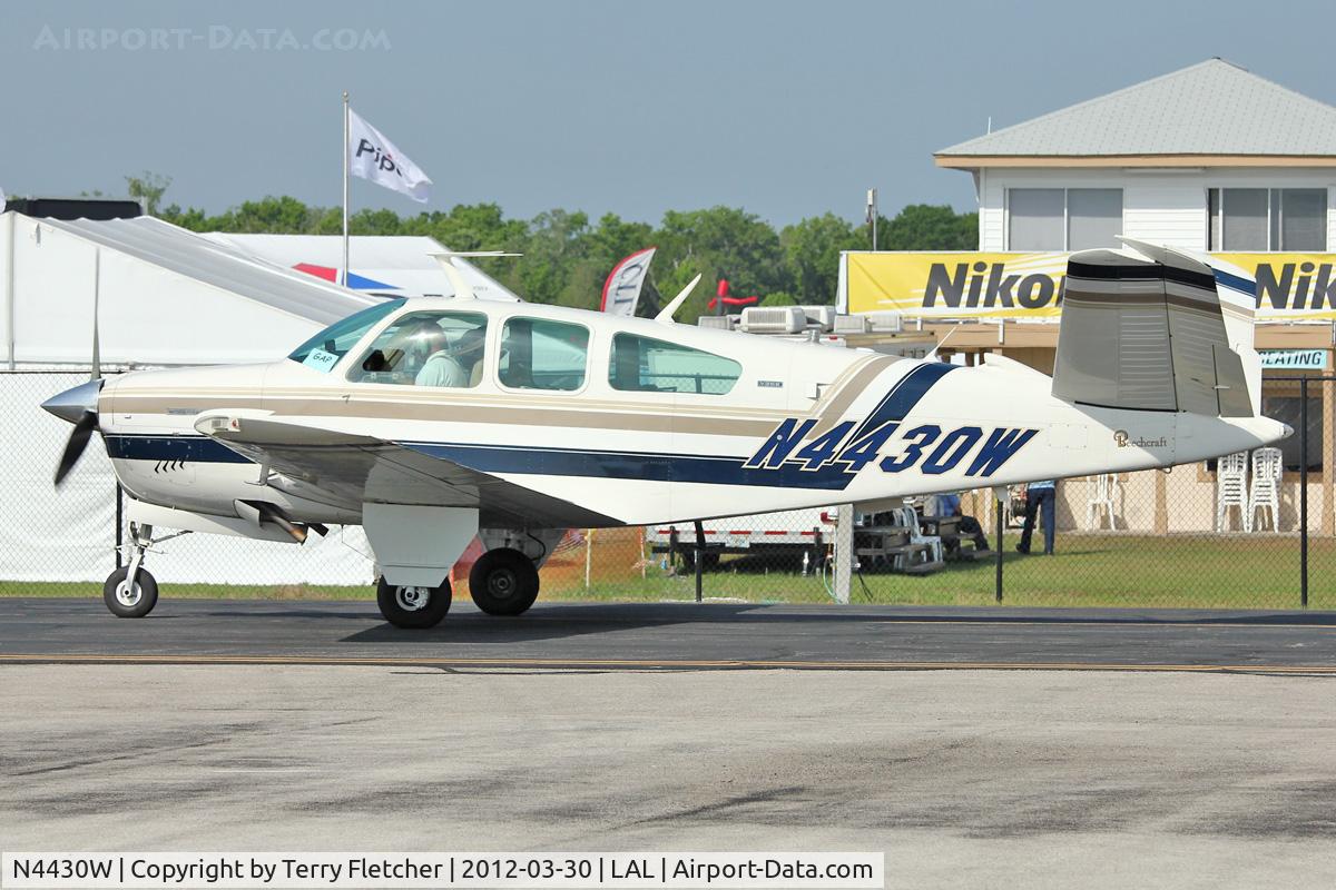 N4430W, 1974 Beech V35B Bonanza C/N D-9609, At 2012 Sun N Fun