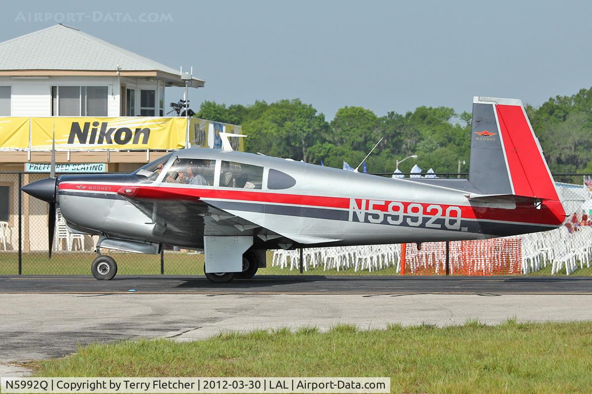 N5992Q, 1965 Mooney M20C Ranger C/N 3216, At 2012 Sun N Fun