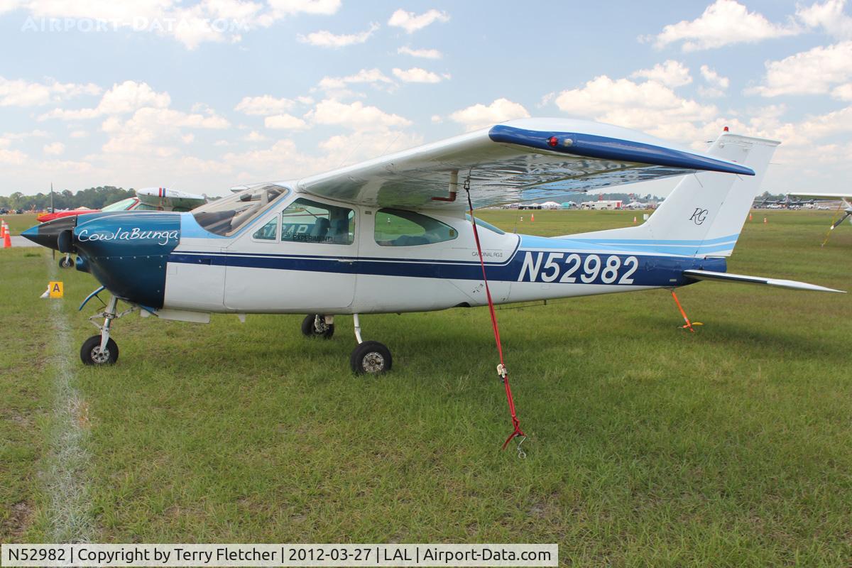 N52982, 1978 Cessna 177RG Cardinal C/N 177RG1322, At 2012 Sun N Fun