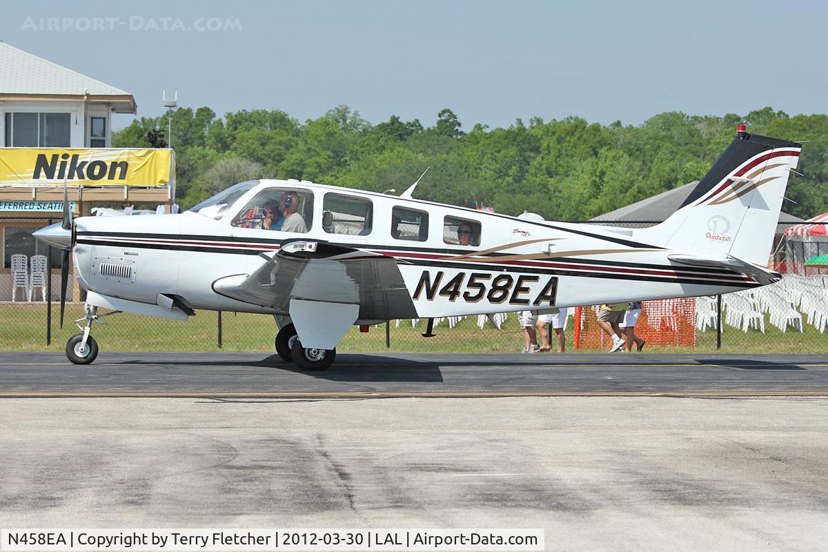 N458EA, Raytheon Aircraft Company A36 Bonanza C/N E3558, At 2012 Sun N Fun
