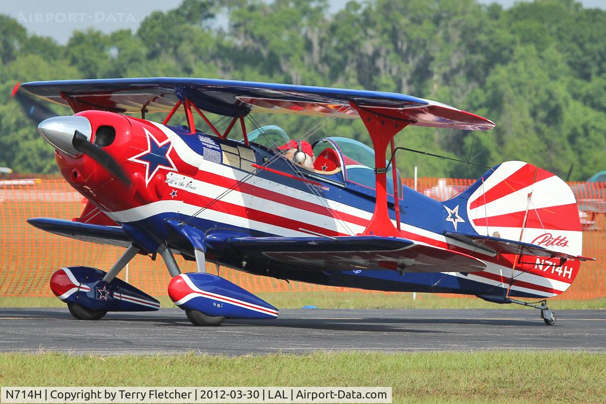N714H, 1967 Pitts S-1S Special C/N 15P, At 2012 Sun N Fun