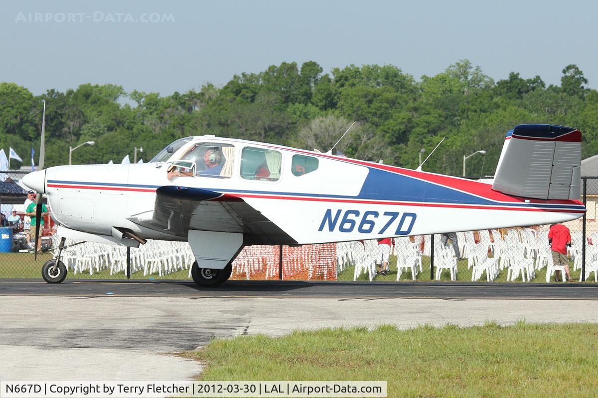 N667D, Beech C35 Bonanza C/N D-2938, At 2012 Sun N Fun