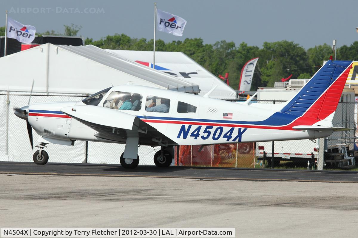 N4504X, 1975 Piper PA-28R-200 C/N 28R-7635065, At 2012 Sun N Fun