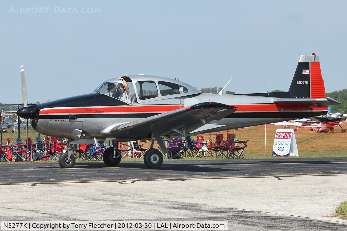 N5277K, 1950 Ryan Navion B C/N NAV-4-2177B, At 2012 Sun N Fun