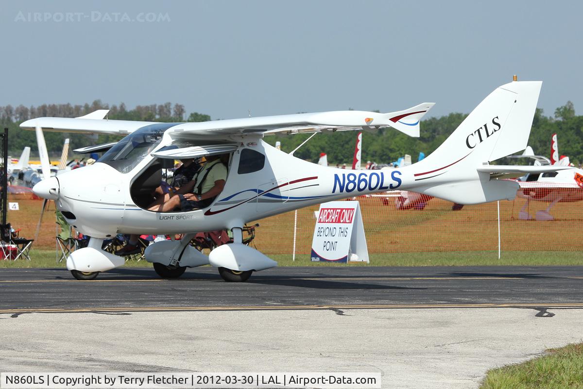 N860LS, 2007 Flight Design CTLS C/N 07-11-13, At 2012 Sun N Fun