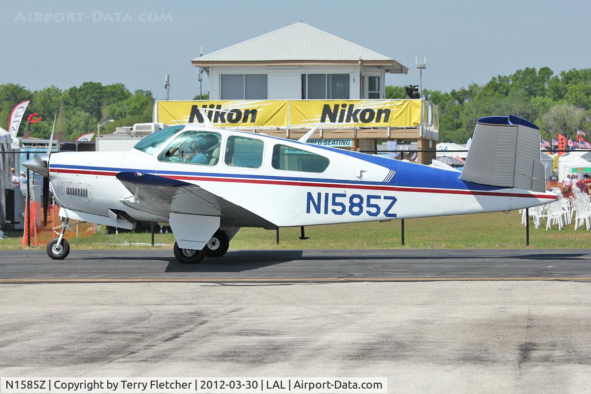N1585Z, 1961 Beech P35 Bonanza C/N D-6883, At 2012 Sun N Fun