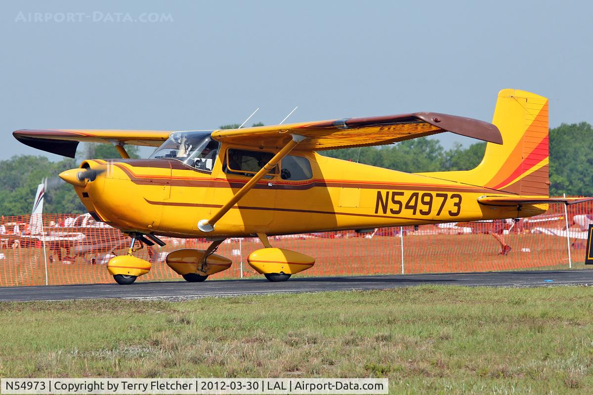 N54973, Cessna 175 Skylark C/N 55217, At 2012 Sun N Fun