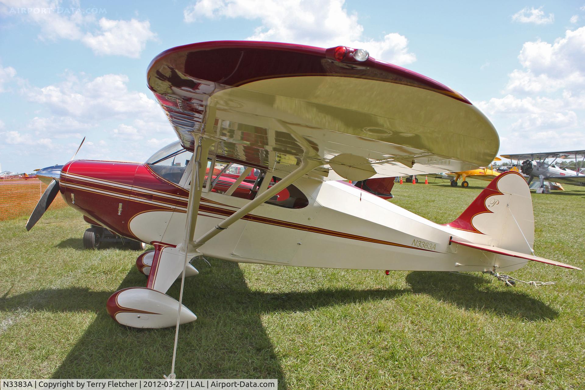 N3383A, 1953 Piper PA-22-135 Tri-Pacer C/N 22-1646, At 2012 Sun N Fun