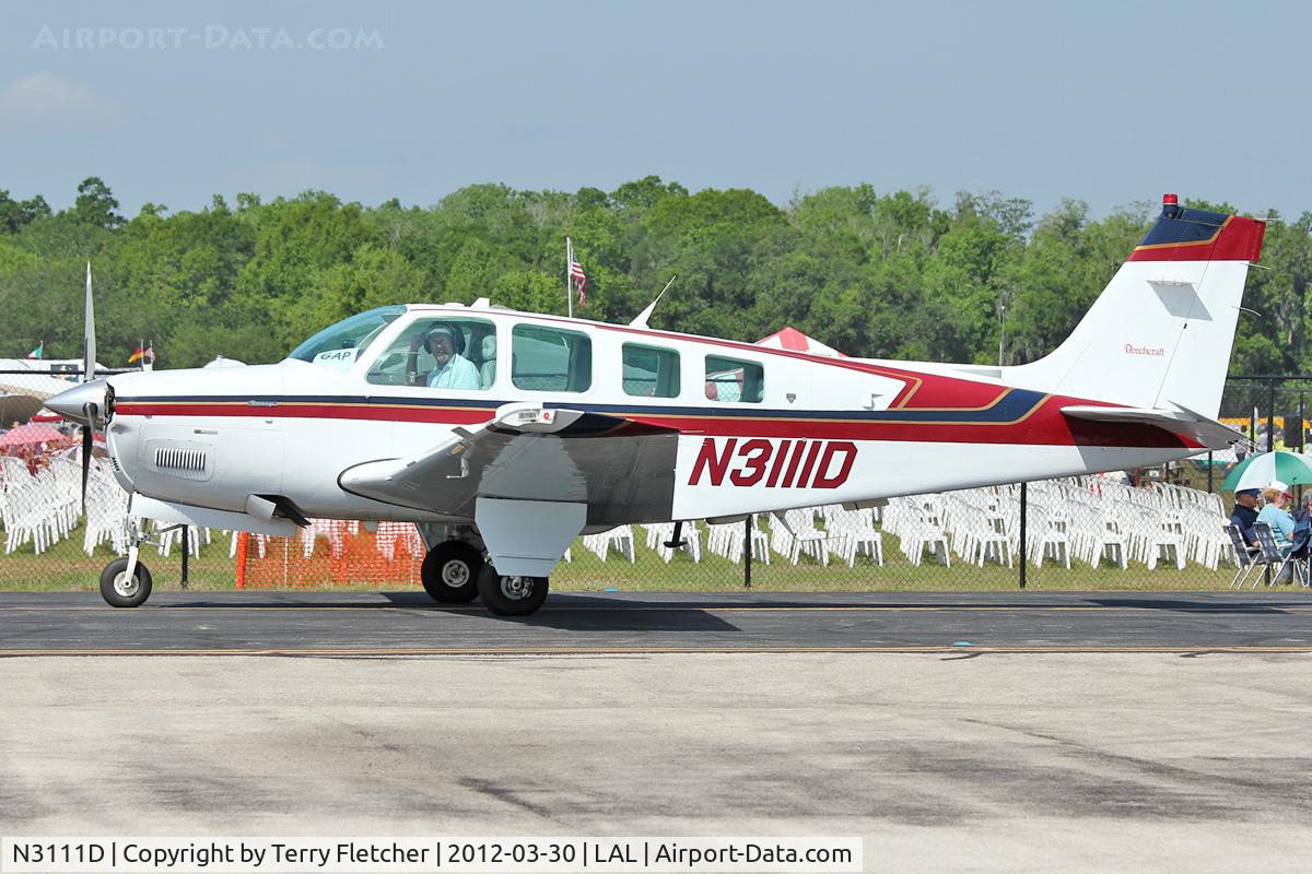 N3111D, 1994 Beech A36 Bonanza 36 C/N E-2874, At 2012 Sun N Fun