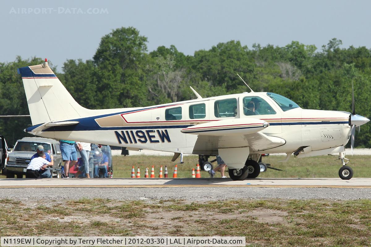 N119EW, 1981 Beech A36 Bonanza 36 C/N E-1863, At 2012 Sun N Fun