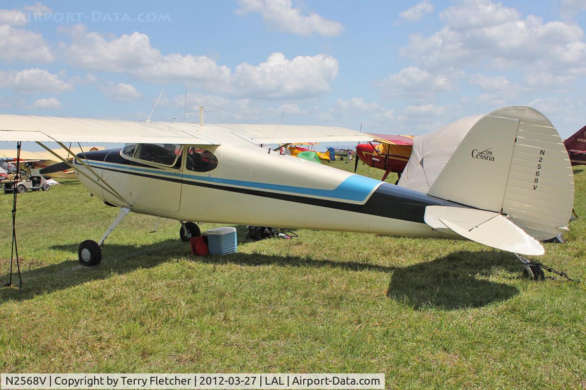 N2568V, 1948 Cessna 170 C/N 18073, At 2012 Sun N Fun