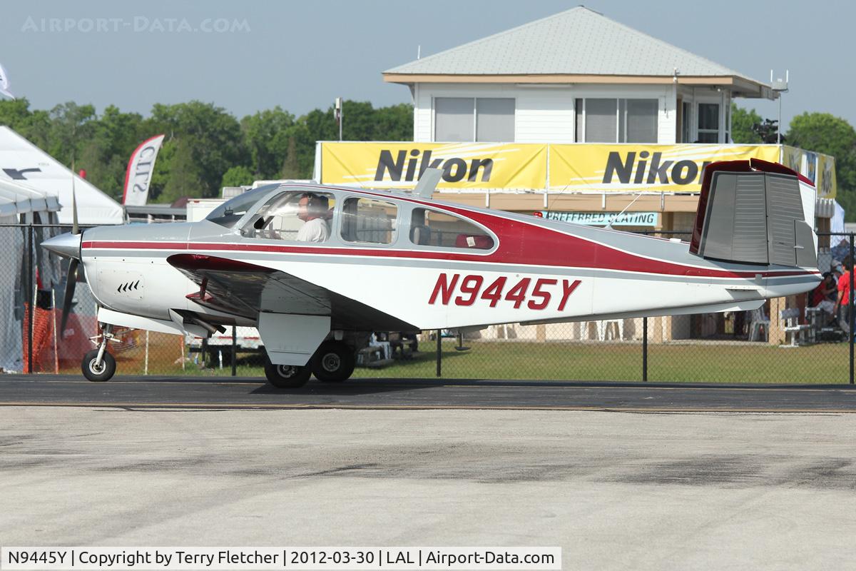 N9445Y, 1961 Beech N35 Bonanza C/N D-6629, At 2012 Sun N Fun