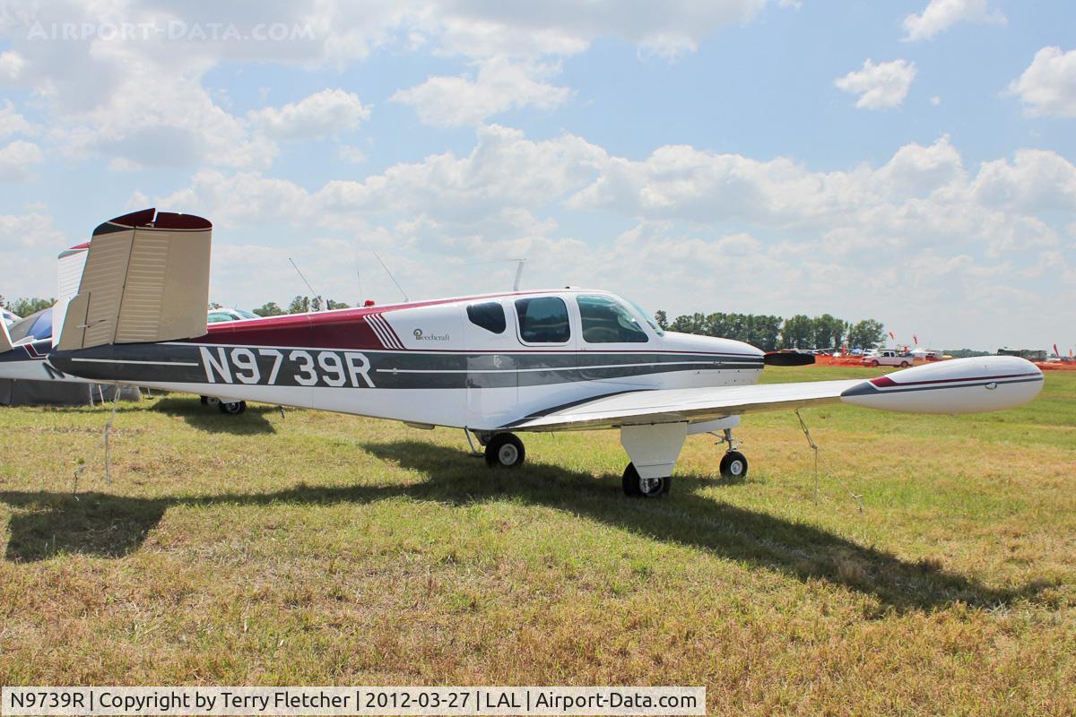 N9739R, 1959 Beech M35 Bonanza C/N D-6218, At 2012 Sun N Fun