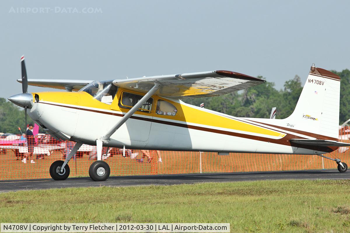 N4708V, 1953 Cessna 180 C/N 30165, At 2012 Sun N Fun