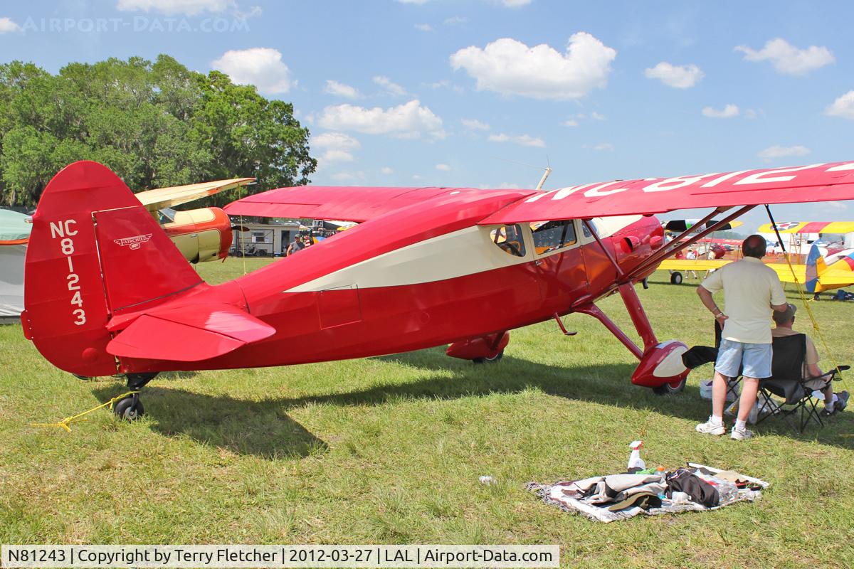 N81243, 1952 Fairchild 24R-46 C/N R46144, At 2012 Sun N Fun