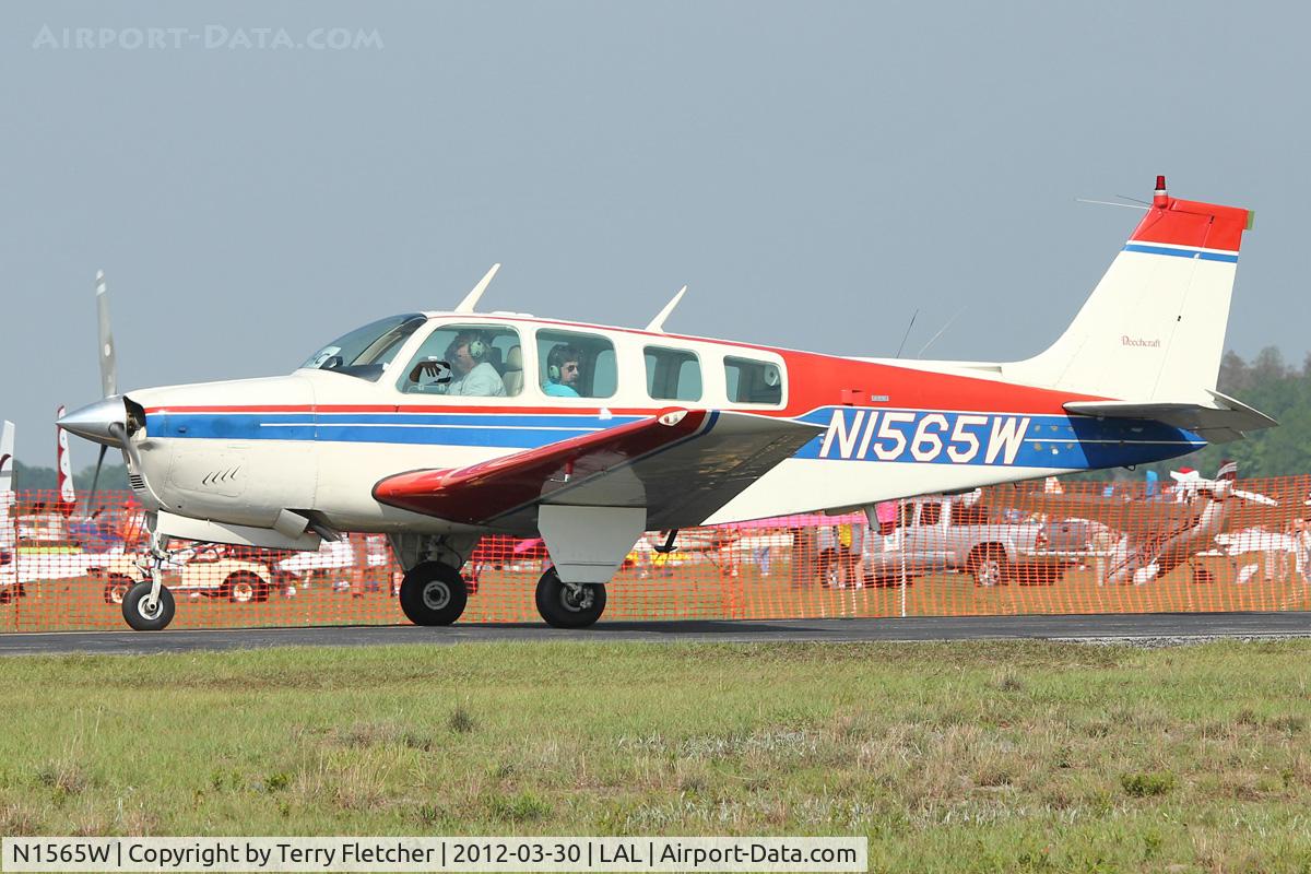N1565W, 1972 Beech A36 Bonanza 36 C/N E-330, At 2012 Sun N Fun