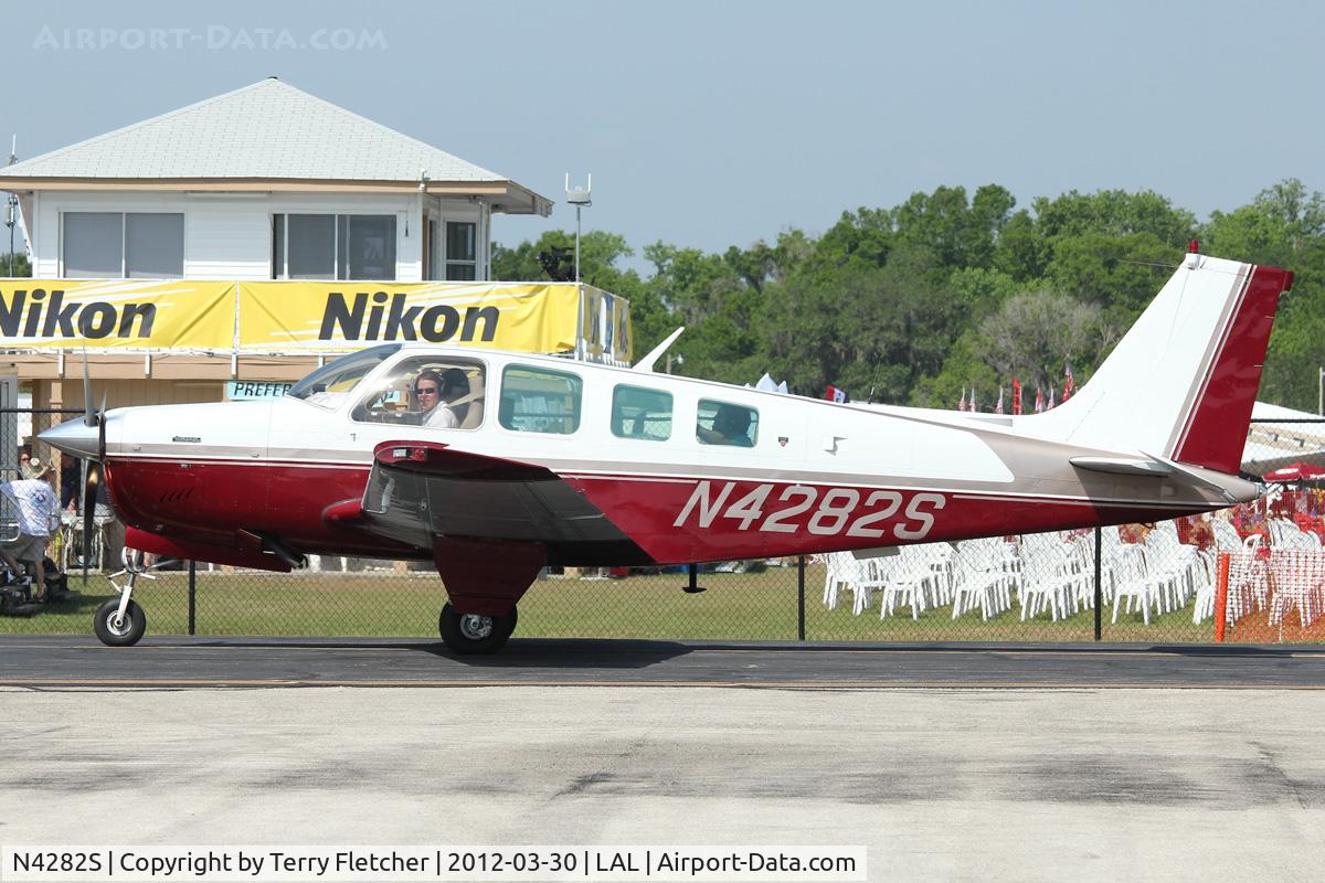 N4282S, 1976 Beech A36 Bonanza 36 C/N E-946, At 2012 Sun N Fun