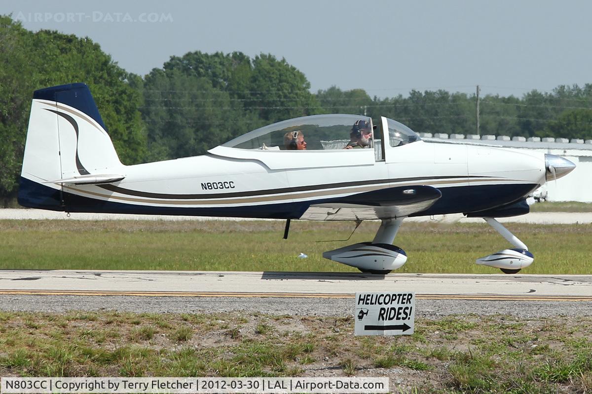 N803CC, 2003 Vans RV-8A C/N 80770, At 2012 Sun N Fun