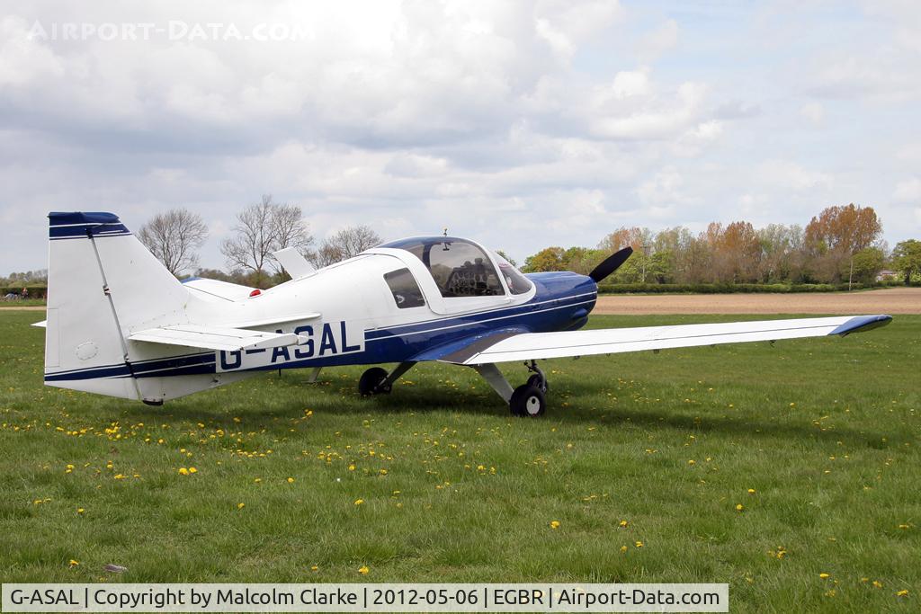 G-ASAL, 1973 Scottish Aviation Bulldog Series 120 Model 124 C/N BH120/239, Scottish Aviation Bulldog T-1 at Breighton Airfield's 2012 May-hem Fly-In.