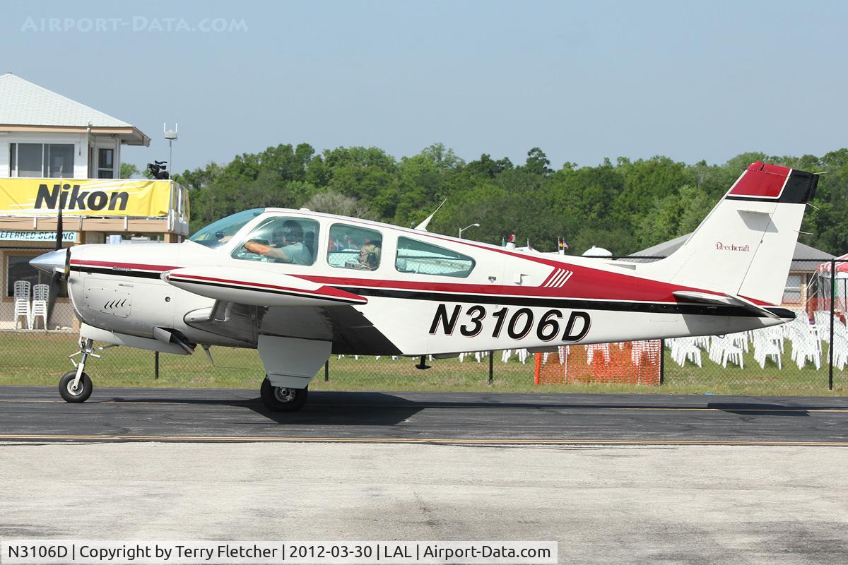 N3106D, 1988 Beech F33A Bonanza C/N CE-1215, At 2012 Sun N Fun